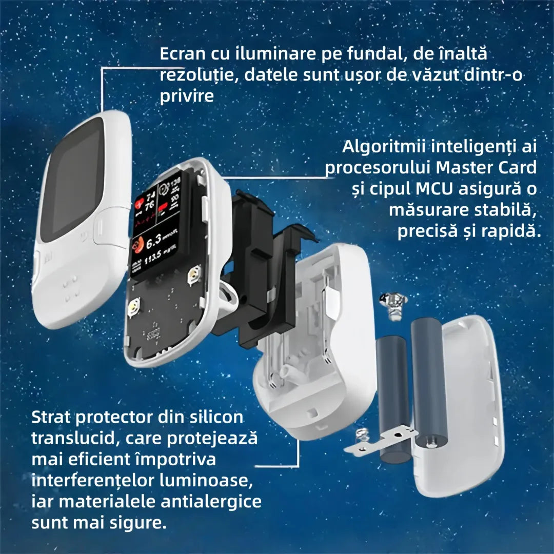 🏅Produs oficial autentic✅ Omron™ prezintă noul glucometru inteligent non-invaziv pentru glucoză în sânge © Fabricat în SUA